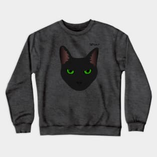 Black Cat - What? Crewneck Sweatshirt